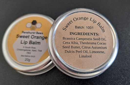 Penshurst Bees sweet orange beeswax Lipbalm 